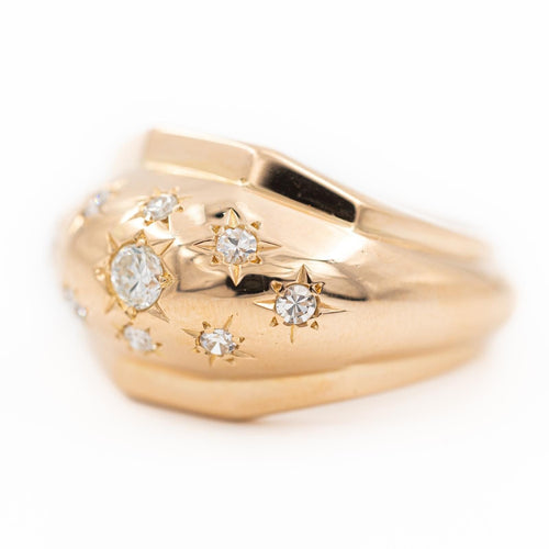 Bague 55 Bague Boule Or rose Diamant 58 Facettes 2229026CN