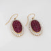 Boucles d'oreilles Boucles d'oreilles pendantes diamant rubis 58 Facettes G13656