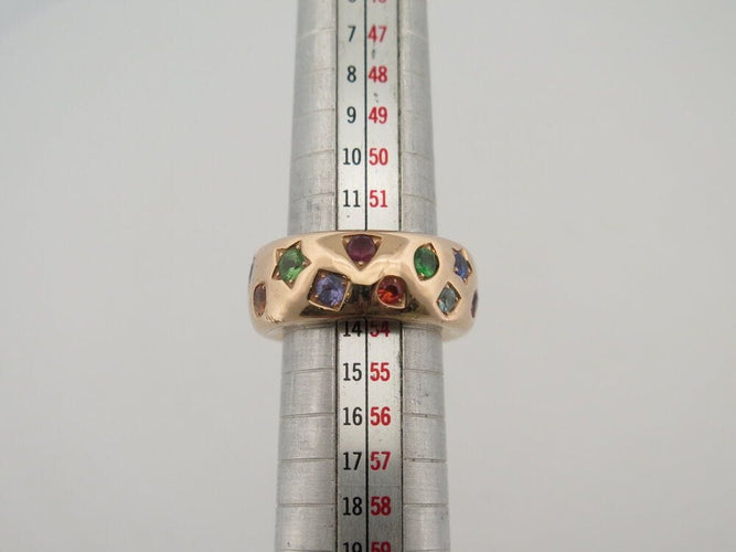 Bague 53 bague POMELLATO iconica medium or rose tourmaline saphir ruby 58 Facettes 263944