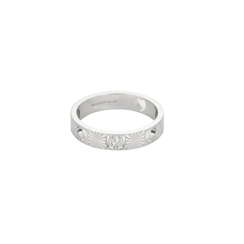 Bague 50 BAGUE GUCCI ICON OR BLANC 58 Facettes BO/250015//