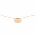 Collier Ginette NY Collier Mini Purity On Chain Or rose 58 Facettes 2646715CN