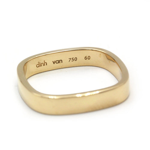 Bague 60 Alliance La Carrée Or jaune - DINH VAN 58 Facettes 250045SP