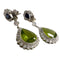 Boucles d'oreilles Boucles d'oreilles en platine de style Art Déco avec diamants, saphirs et poires 58 Facettes Q27B