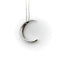 Collier Collier croissant de lune en or blanc 18 carats 58 Facettes