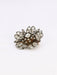 Broche Broche ancienne fleur or argent diamants taille ancienne 58 Facettes 341