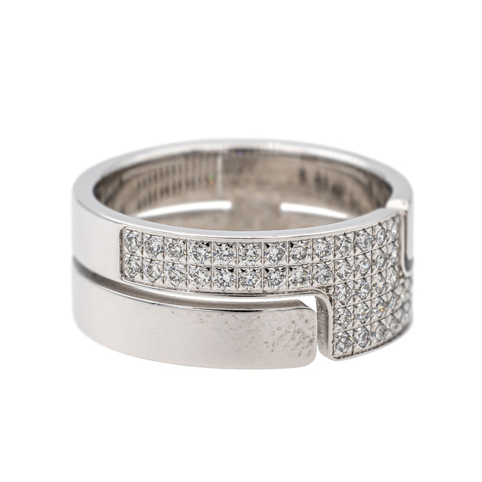 Dinh Van Anillo Seventies Oro blanco Diamante