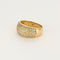 Bague 58 Bague jonc or jaune et diamants 58 Facettes CAL2271