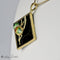 Pendentif Pendentif en or 18 carats avec onyx et oiseau émaillé 58 Facettes 1909