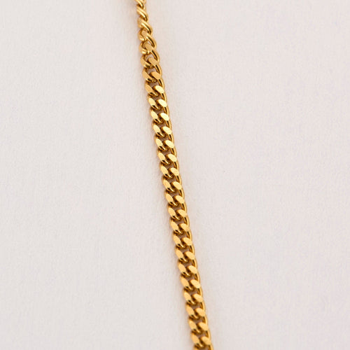 Pendentif Pendentif croix et maille gourmette 58 Facettes MEA4280