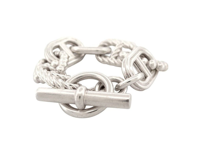 Bracelet bracelet HERMES parade chaine d'ancre gm 15.5 172.7gr en argent 925 58 Facettes 268354