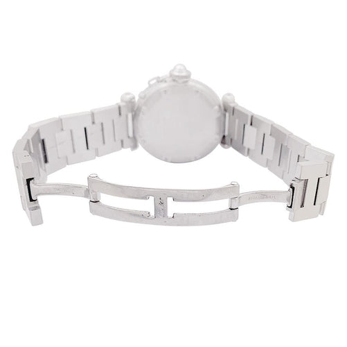 Montre Montre Cartier "Pasha GMT" acier. 58 Facettes 33794