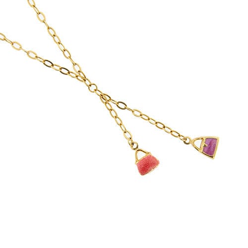 Collier pendentifs sacs à main 58 Facettes 34584