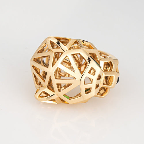 Panthere de Cartier Ring 18k Yellow Gold Sz 6.25 53 Estate Signed Jewelry 58 Facettes G13873