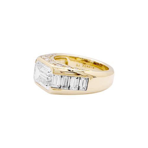 Bague 51 Bague O.J. Perrin, or jaune et diamants. 58 Facettes 35161