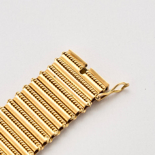 Bracelet Bracelet articulé or jaune 58 Facettes LF23