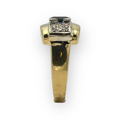 Bague 58 Bague saphir et pavage diamants 58 Facettes 149053467