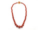 Collier Collier avec corail rouge de Sardaigne 58 Facettes