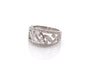 Bague 53 Bague diamant 0,75ct H/SI2 en platine 58 Facettes 27853-27369