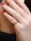 Bague Bague jonc vintage or émeraudes rubis diamants 58 Facettes J177