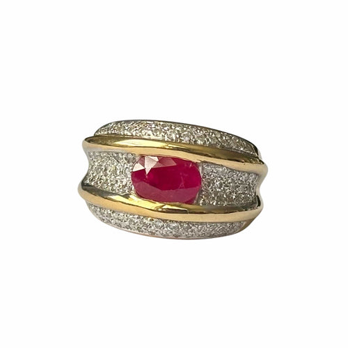 Bague 54 Bague rubis diamants 58 Facettes 329