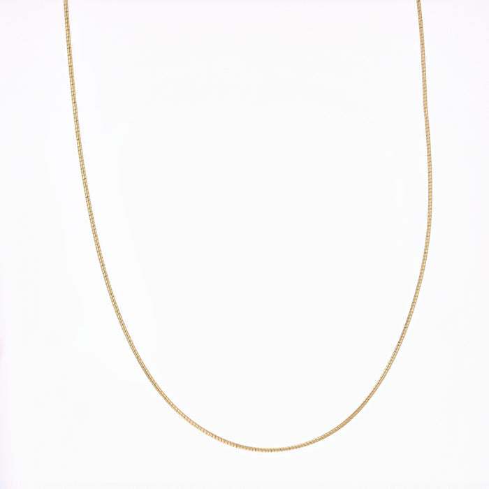 Omega Mesh Rigid Cable Necklace