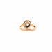 Bague 50 Solitaire or jaune platine et diamant 58 Facettes 13-GS30999