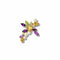 Pendentif Pendentif croix multigemmes en or jaune 58 Facettes REF2532-299