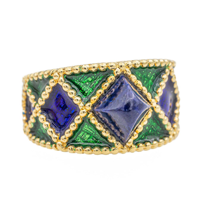 Bague 51 Fred Bague Or jaune Lapis Lazuli 58 Facettes 3402308CN