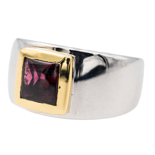 Bague 52 Bague Or blanc Grenat 58 Facettes 3007893RV