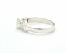 Bague Anello solitario ct 0,80 e baguette laterali 58 Facettes