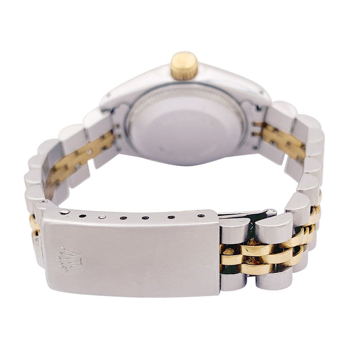 Rolex-horloge, "Oyster Perpetual Datejust", geelgoud en staal.