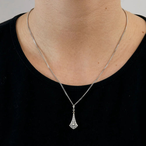 Pendentif PENDENTIF ART DECO DIAMANTS 58 Facettes BO/230130