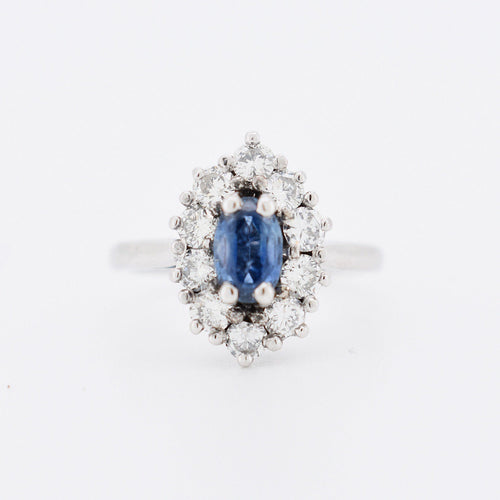 Bague 51 Bague Or Saphir Diamants 58 Facettes 183