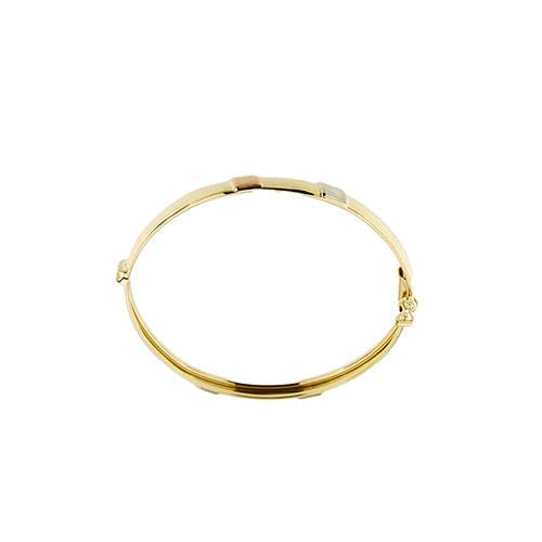 Bracelet Bracelet rigide trois ors 58 Facettes 39829