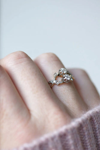 Bague 55 Bague Toi et Moi diamants 58 Facettes