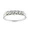 Bague 59 Bague en or blanc avec diamants 58 Facettes 33630