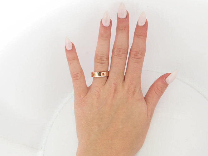 Bague 55 bague CARTIER love t55 en or 18k pierres saphir grenat amethyste 58 Facettes 271117