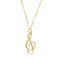 Collier Collier "clé de sol" Or jaune 58 Facettes 26895