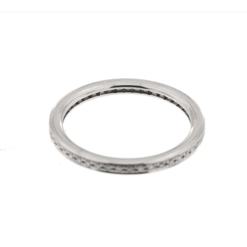 Bague Bague d'éternité sertie de diamants (0,50 ct). Taille de doigt : 14. 58 Facettes 13193