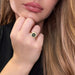 Bague 57 Bague Cabochon Or Jaune Émeraude 58 Facettes 81-GS28795