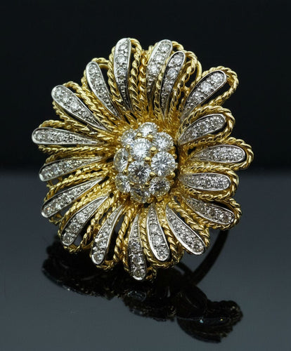 Bague Anello a Margherita, Nostra Creazione 58 Facettes