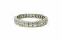 Bague 53 Alliance Platine Diamants 58 Facettes 00036001