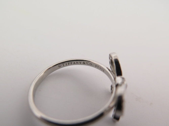 Bague 53 bague TIFFANY & CO noeud platine 950 diamants 58 Facettes 260905