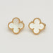 Boucles d'oreilles Van Cleef & Arpels - Boucles d’oreilles Vintage Alhambra Nacre en or jaune 58 Facettes vca-erg-yg-vamop