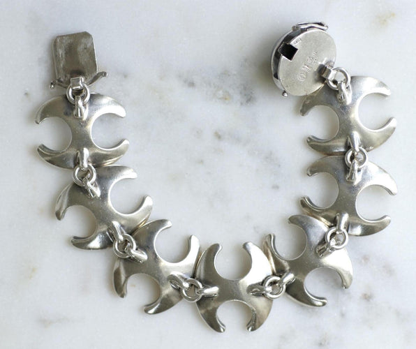 Bracelet Henning Koppel pour Georg Jensen - Bracelet argent fermoir hématite 58 Facettes