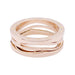 Bague 60 Bague Bulgari "B.Zero1 Zaha Hadid" en or rose. 58 Facettes 33690