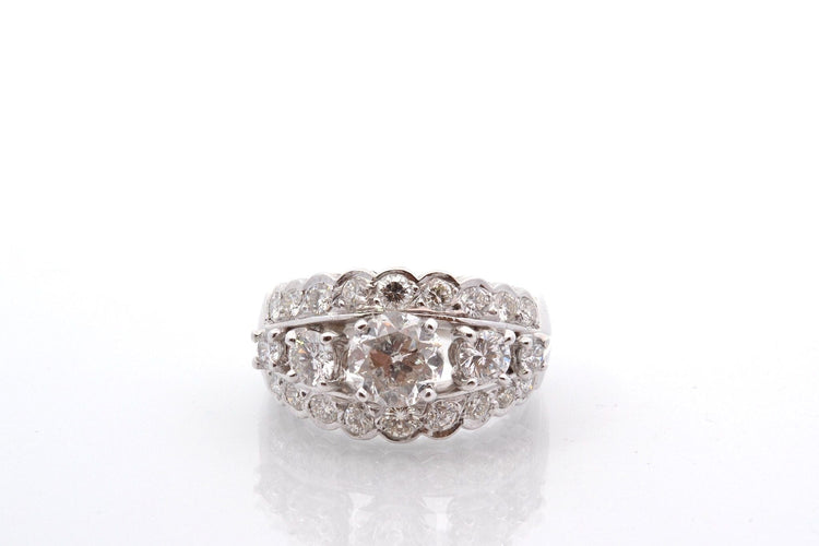 Bague 53 Bague vintage diamants en or 18k 58 Facettes 27236-27101