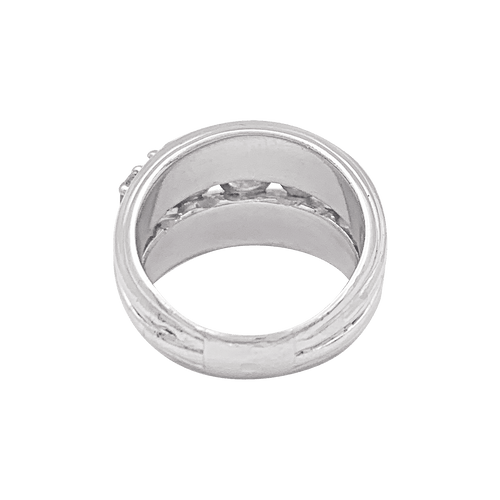 Bague 53 Bague platine, diamants. 58 Facettes 34295