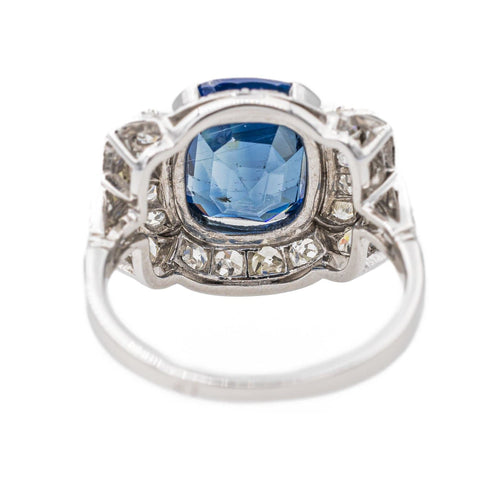 Bague 48 Bague Platine Saphir 58 Facettes 3411140CN