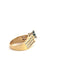 Bague Bague en or jaune, saphir et diamants 58 Facettes UN0143